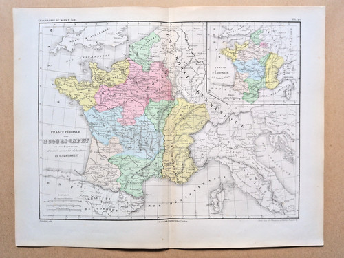 1852 antica mappa lingua - 1852, in