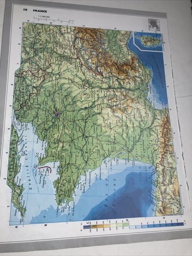 1996 mappa della francia - 1996,