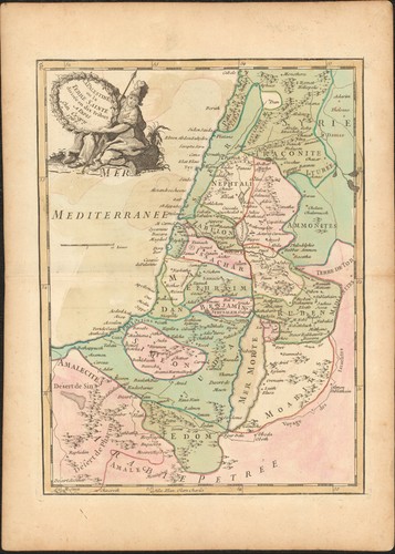 1767 palestina mappa antica - 1767,