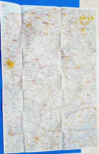 Carta stradale strade europa - carta, d'europa