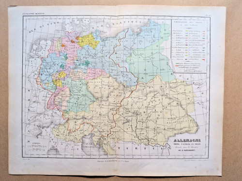 Antica mappa lingua - mappa,