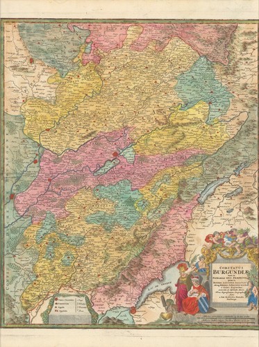 1735 borgogna francia - francia, antica