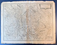 Mappa antica Nivernois Nievre