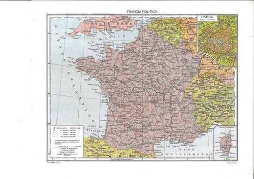 Francia cartina geografica - cartina,