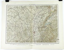1898 Mappa tedesca della
