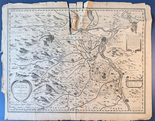 Mappa principauté orange - mappa, d'orange