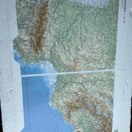 2002 mappa della francia - della,
