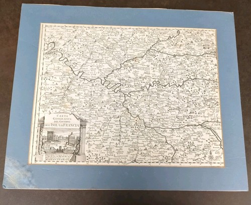 Cartina geografica antica del - geografica,