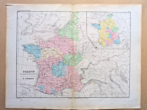 1852 antica mappa - 1852, in
