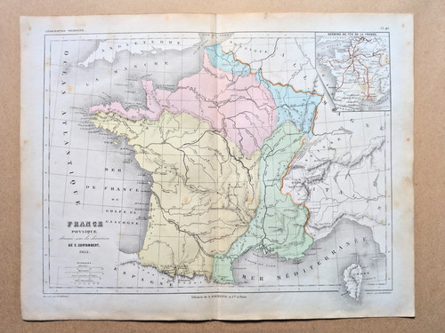 Antica mappa della - , in