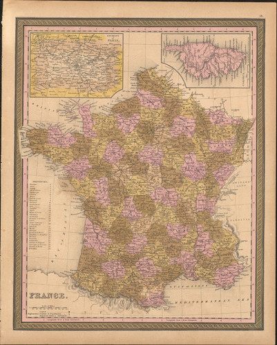 1849 francia parigi corsica - parigi,