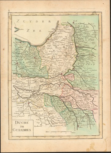 1767 ducato guelders - guelders, mappa
