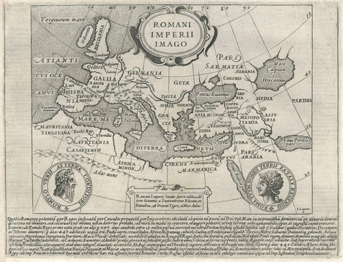 Mappa antica romani - antica, imperii