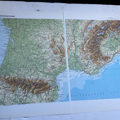 1993 mappa del sud - mappa,