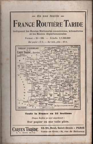 Mappa del dipartimento - mappa,