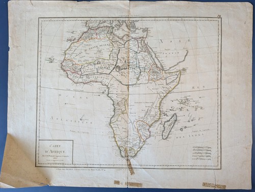 1817 poirson carte africa - 1817,