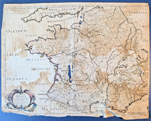 Gallia mappa antica - mappa,
