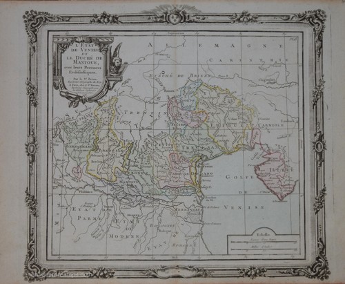 Antico originale una mappa - originale,