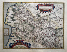 Mappa antica 1584: Artois