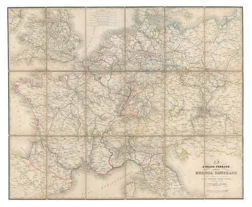 Mappa antica strade - mappa,