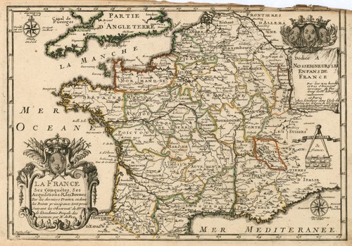 Francia originale incisione - francia,