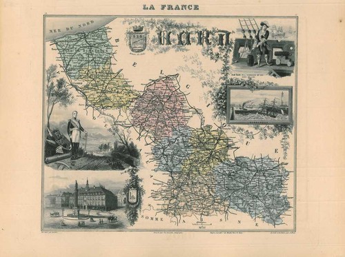 Mappa hauts france - di, hauts-de-france