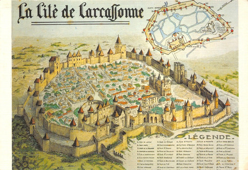 149 cartolina francia la - francia,