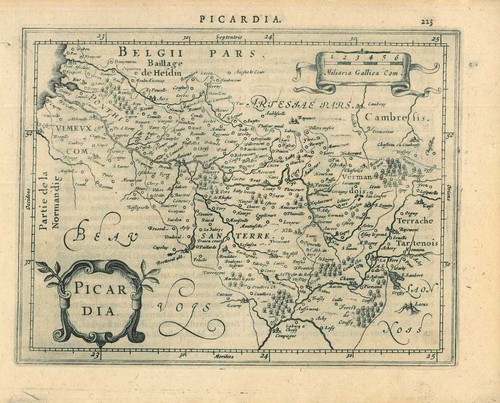 Mappa hauts france - di, hauts-de-france